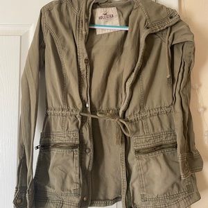 Green Hollister jacket